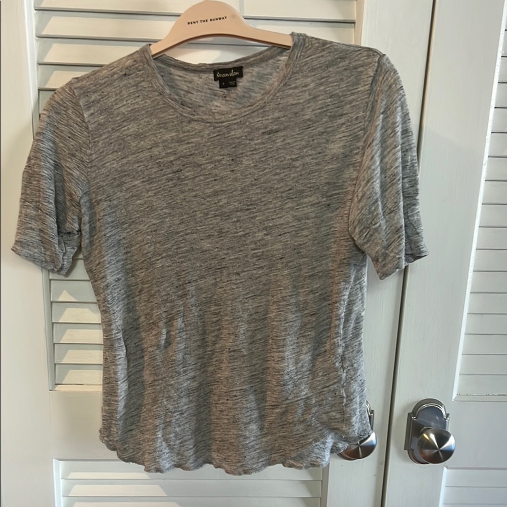Steven Alan Gray 100% Linen Short Sleeve Tee